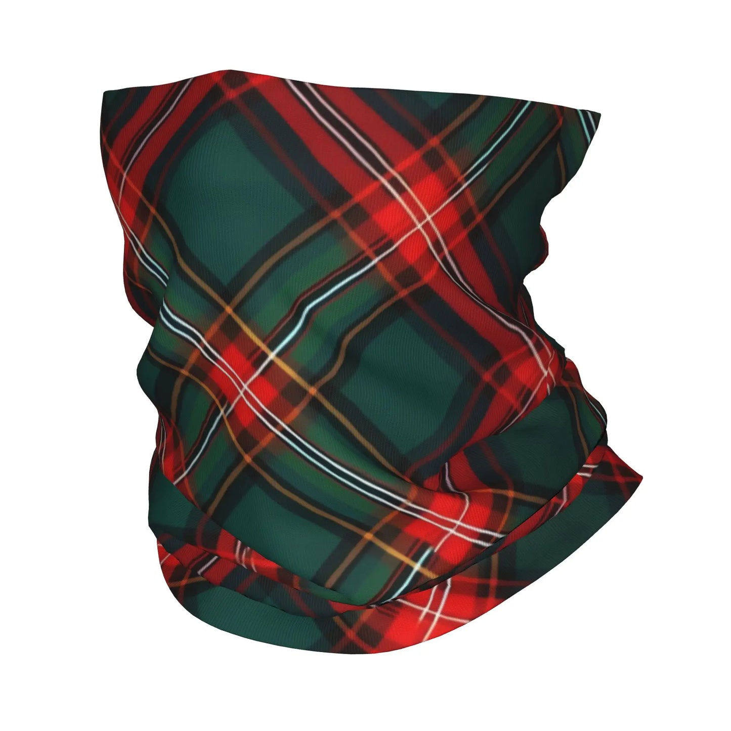 Custom Stewart Royal Scottish Tartan Bandana Neck Gaiter for Ski Camping Women Men Wrap Scarf Scotland Print Headband Warmer