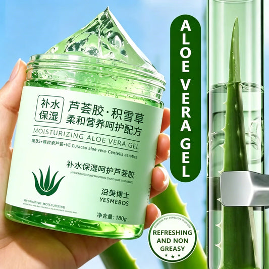 Aloe Vera Centella Asiatica Gel, Facial Care, Refreshing Aloe Vera Gel, Rich in Aloe Vera Ingredients, Hydrates and Firm