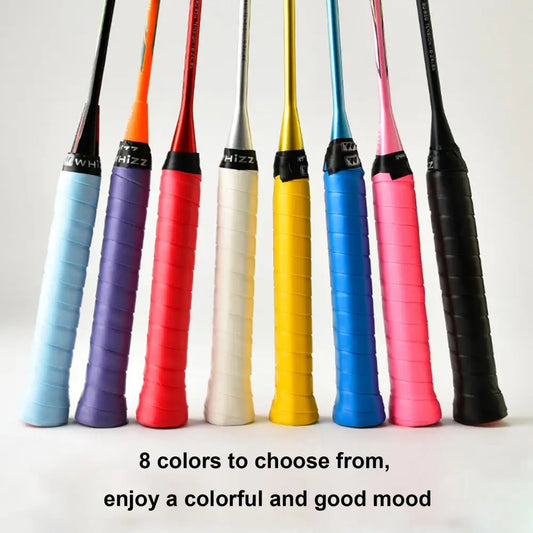 110*2.5cm Tennis Racket Grip Tape Anti Slip Sweat Absorbent Grip Overgrip Tape Badminton Tennis Cover Tape Sports Accessories
