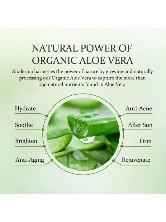 GZE Aloe Vera Gel Boosts Skin Vitality & Hair Hydration & Frizz Control, Sensitive Skin Deeply Moisturizes & Nourishes