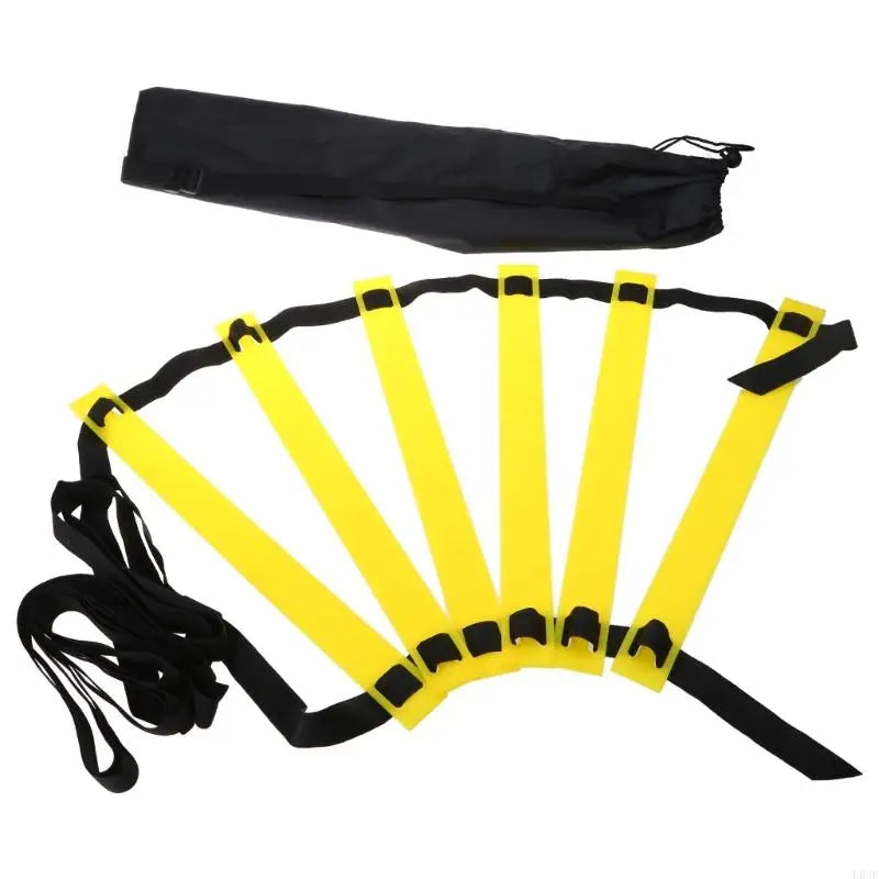 Agility Speed Ladder Soccer Ball Football Flexibility Training Ladder and Carry Bag for Kids Adults Sport Equipment Set