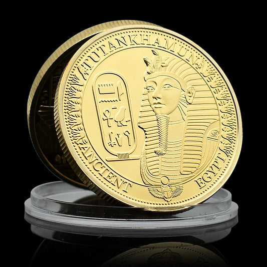 Goddess Isis Commemorative Coin Gold Silver Bronze Metal Ancient Egyptian Mystery Challenge Coin Collection Holiday Gift