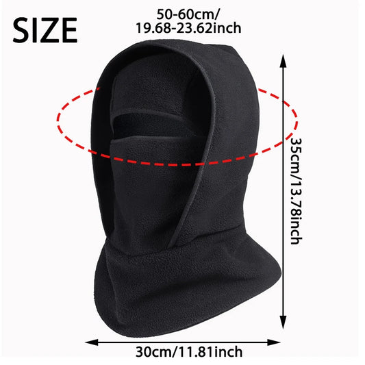 Musion Balaclava Winter Mask Hot Head Cover Adjustable Design Fit Head Shape Windproof Warm Suitable Camping Cycling