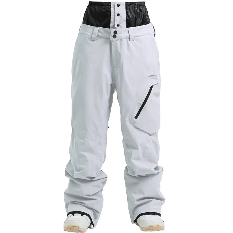GSOU SNOW Women Men Ski Pants Snowboard Pants Super Baggy Snowboarding Loose Snow sport Insulation Waterproof Windproof