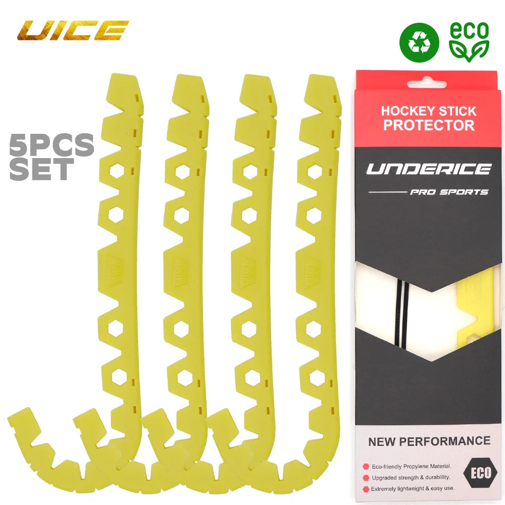 UICE 5pcs Pro Ice Hockey Stick Blade Protector Hockey Accessories ECO Material For Ice Training Practice Hockey Equipment