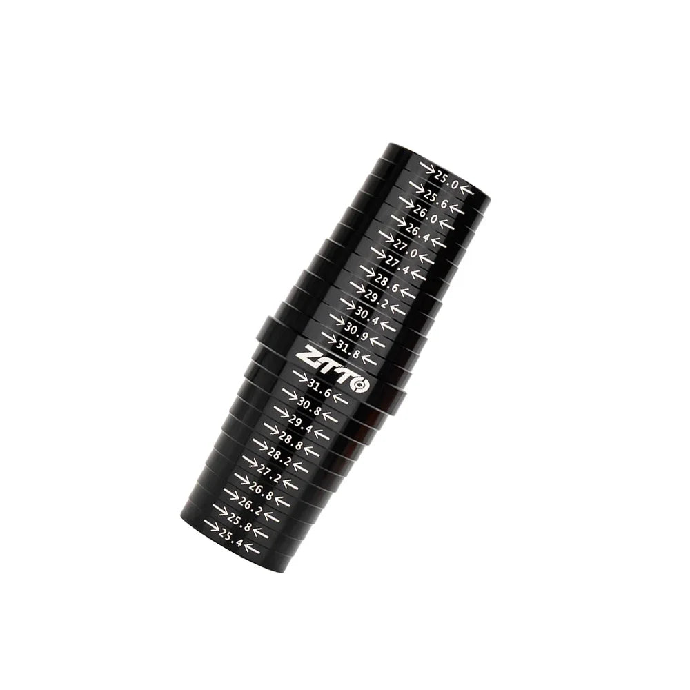 ZTTO Bicycle Seat Post Measurer Bike Frame Tube Diameter Tool Accurate 25.4 27.2 28.6 30.9 31.6 31.8 Durable Aluminum alloy