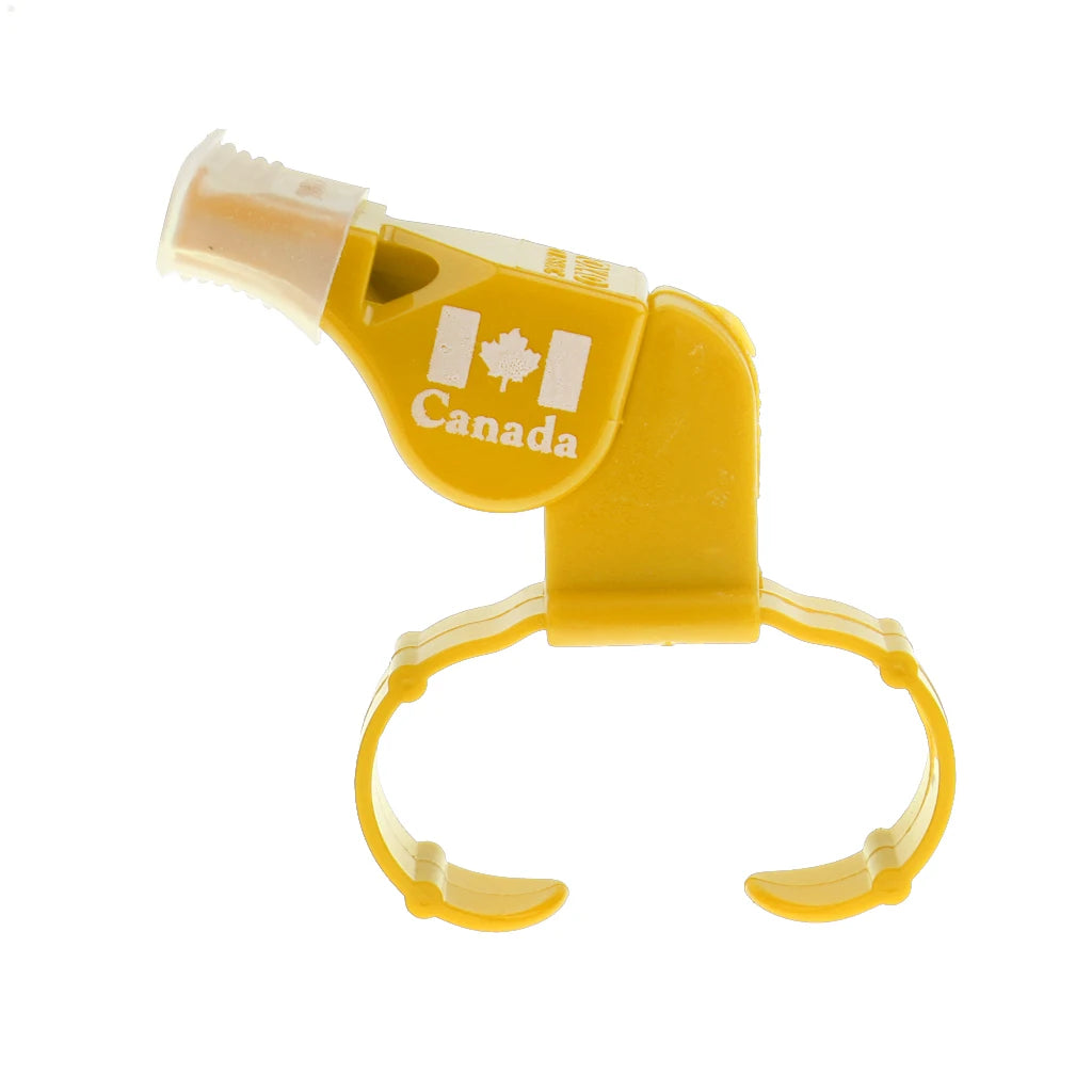 MagiDeal 1Pcs Plastic Derby Skate/Football/Sport Referee Finger Mouth Grip Whistle Black Vintage Plastic Whistle for Kayaking