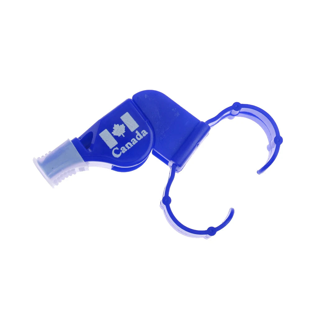 MagiDeal 1Pcs Plastic Derby Skate/Football/Sport Referee Finger Mouth Grip Whistle Black Vintage Plastic Whistle for Kayaking