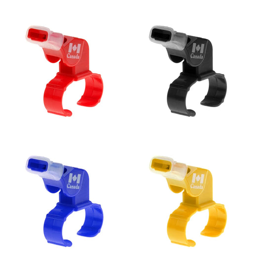 MagiDeal 1Pcs Plastic Derby Skate/Football/Sport Referee Finger Mouth Grip Whistle Black Vintage Plastic Whistle for Kayaking