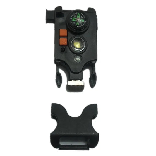 Outdoor Survival Paracord Bracelet Buckle LED Laser Flashlight bracelet Emergency Multi Tool Braided Camping Rescue Rope