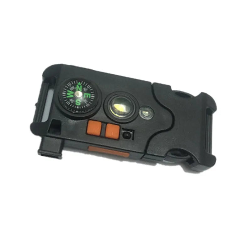 Outdoor Survival Paracord Bracelet Buckle LED Laser Flashlight bracelet Emergency Multi Tool Braided Camping Rescue Rope
