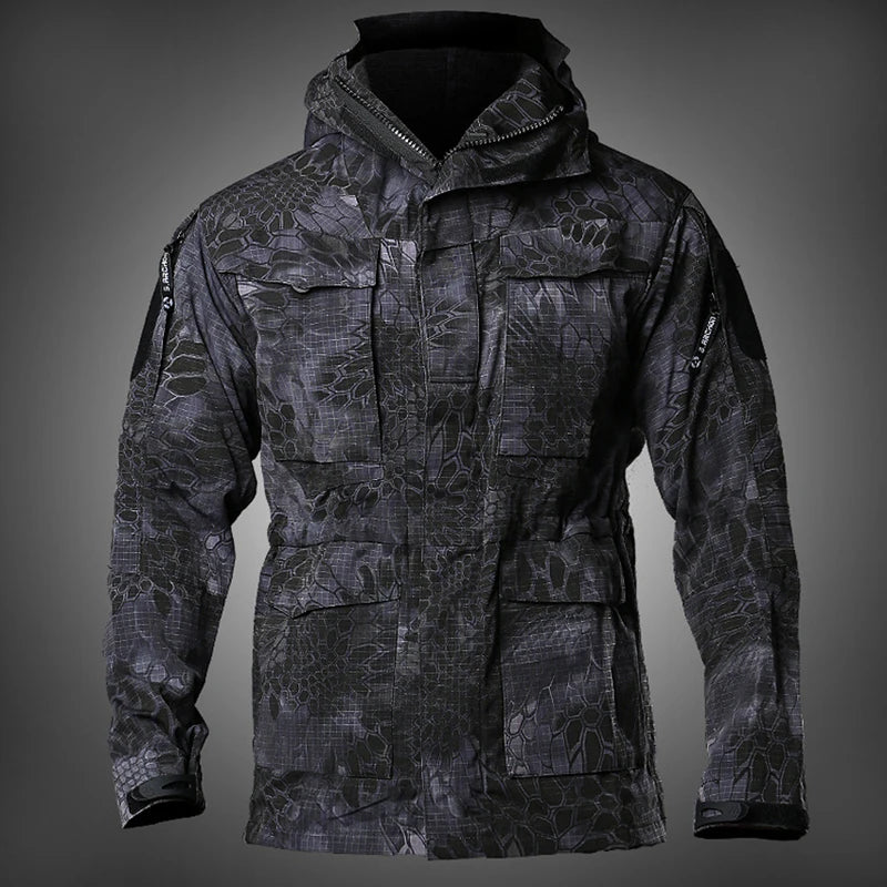 M65 UK US Jackets Mens Outdoor Hiking Camping Waterproof Jacke Hoodie Sports Clothes Autumn Winter Military Flight Pilot Coats