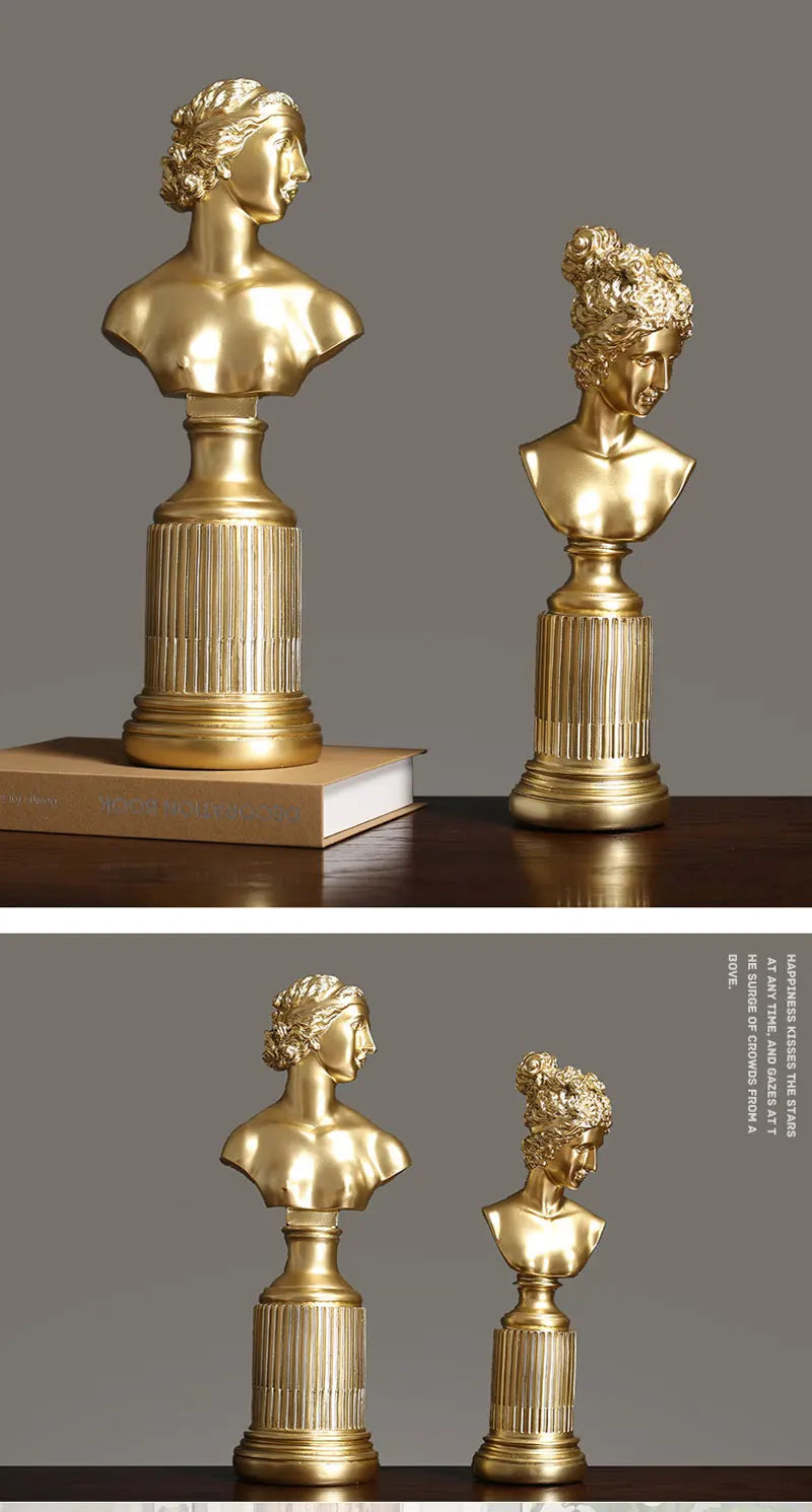 Home Decoration Goddess Statue Model Light Luxury Livingroom Bedroom Office Hotel Hall Decor Art Crafts Figurines Ornaments