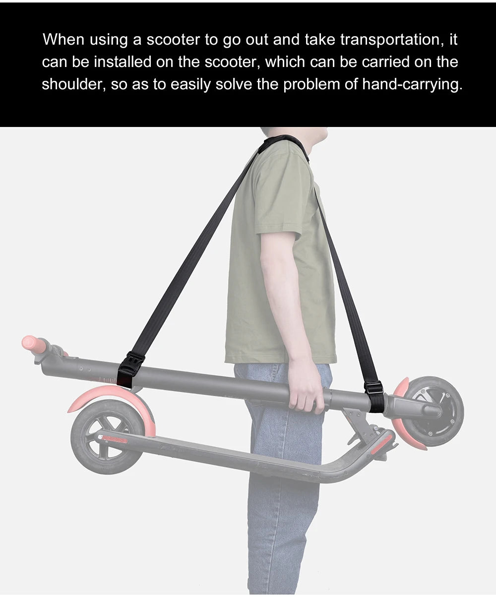 Rhinowalk Adjustable Scooter Riders Single Straps Polyester Millet M365 Electric Skateboard Parts Accessories Durable New