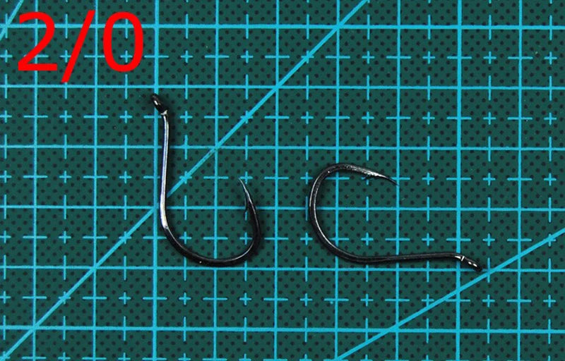 [100PCS/lot] Octopus Beak Hook Saltwater Fishing Hooks Fly Tying Hooks Tip Wholesale Wifreo Promotion Black Nickle