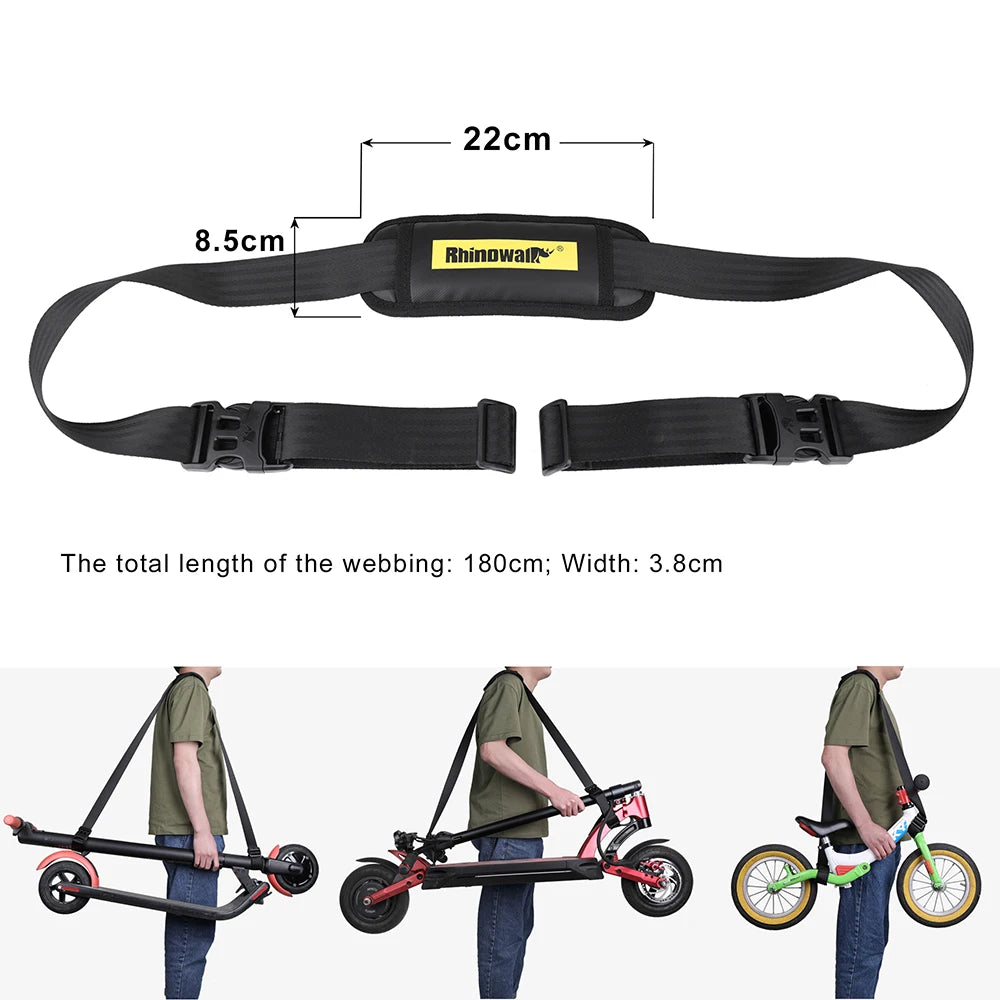 Rhinowalk Adjustable Scooter Riders Single Straps Polyester Millet M365 Electric Skateboard Parts Accessories Durable New
