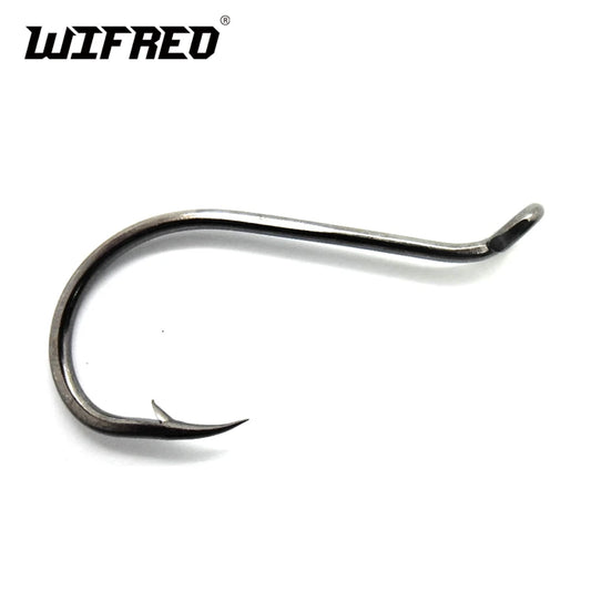 [100PCS/lot] Octopus Beak Hook Saltwater Fishing Hooks Fly Tying Hooks Tip Wholesale Wifreo Promotion Black Nickle