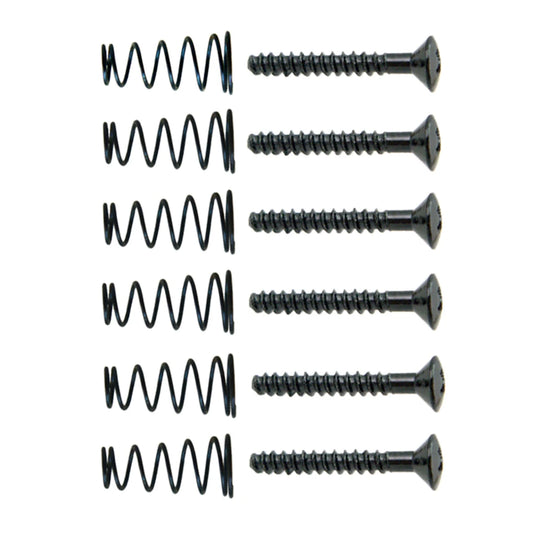 6 Pieces Electric Guitar Single Coil Pickup Screws+Springs Set