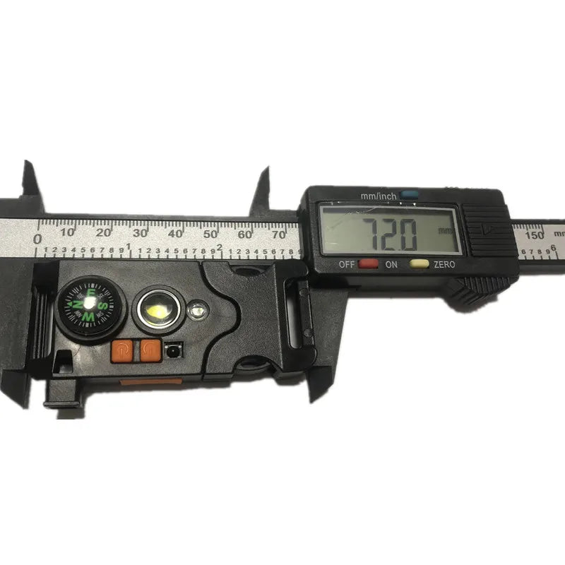 Outdoor Survival Paracord Bracelet Buckle LED Laser Flashlight bracelet Emergency Multi Tool Braided Camping Rescue Rope