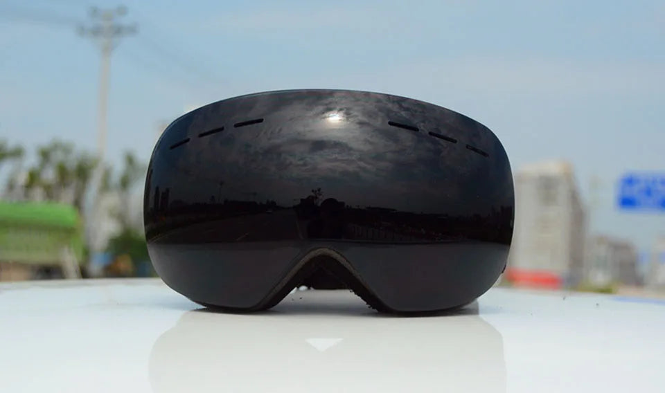 GOBYGO New Skiing Eyewear Cycling Sunglasses Men Women Ski Goggles UV400 Anti-fog Big Ski Mask Glasses Snow Snowboard Polarized