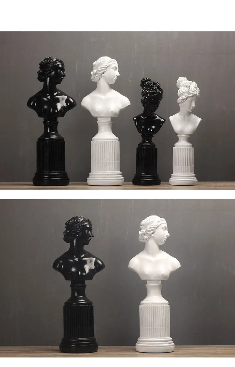 Home Decoration Goddess Statue Model Light Luxury Livingroom Bedroom Office Hotel Hall Decor Art Crafts Figurines Ornaments