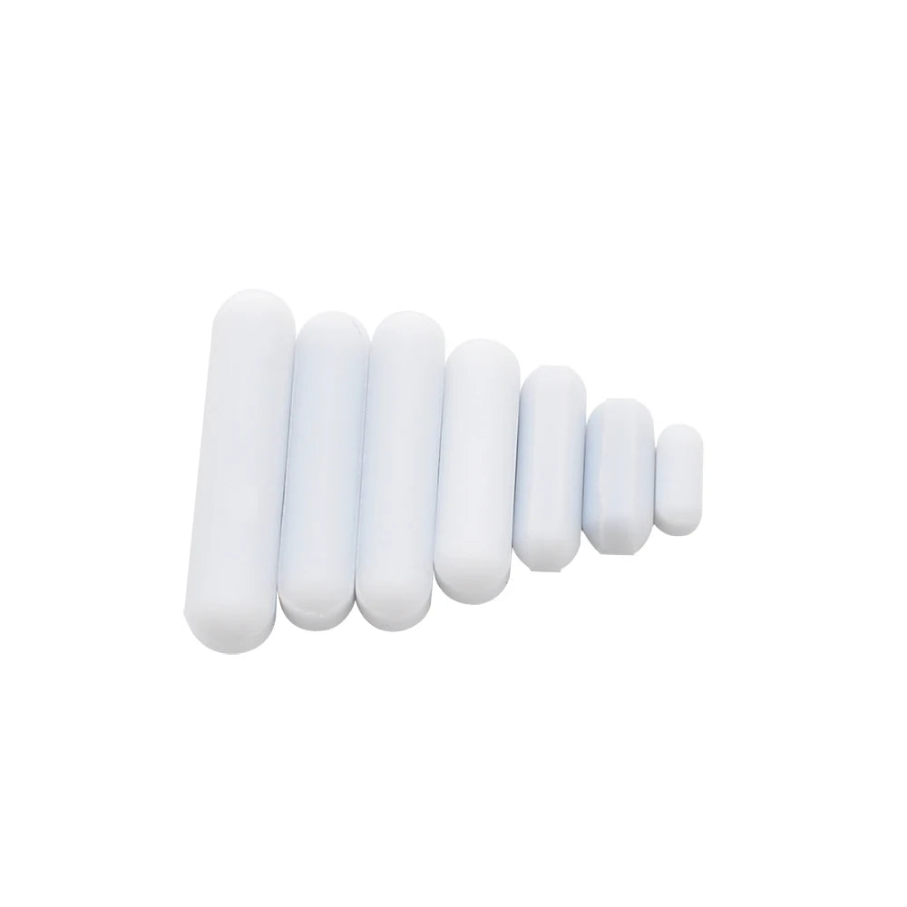 INTLLAB Mixed Size Stir bar PTFE Magnetic Stirrer Mixer Stir Bars 7pc  Durable Build, Ideal for Student Labs, Portable Packaging