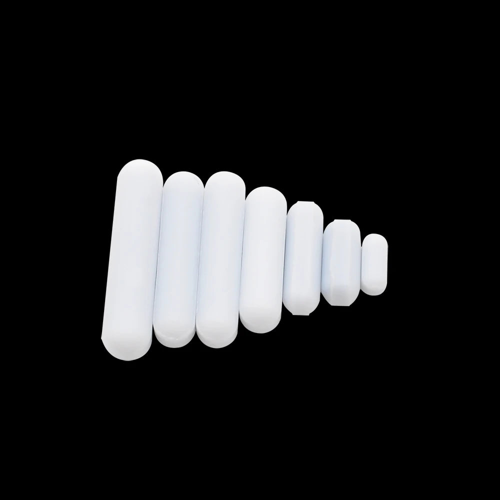 INTLLAB Mixed Size Stir bar PTFE Magnetic Stirrer Mixer Stir Bars 7pc  Durable Build, Ideal for Student Labs, Portable Packaging