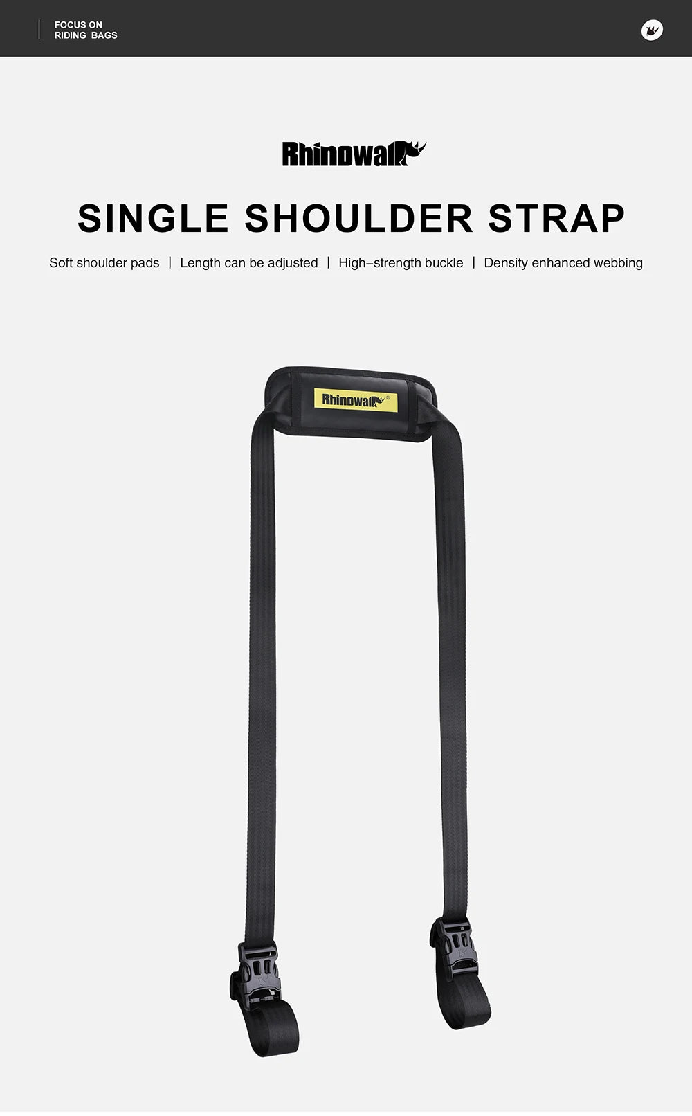 Rhinowalk Adjustable Scooter Riders Single Straps Polyester Millet M365 Electric Skateboard Parts Accessories Durable New