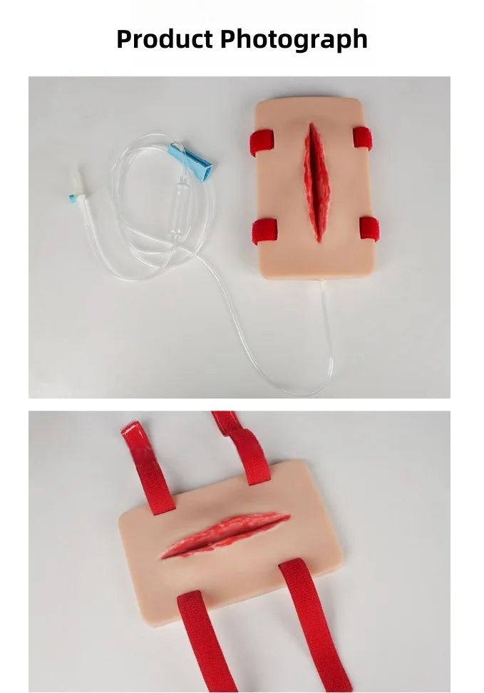 PVC Trauma Simulated Wound Practice Module for Nurse Training & Schools Featuring Hemostasis & First-Aid Practice Manikins