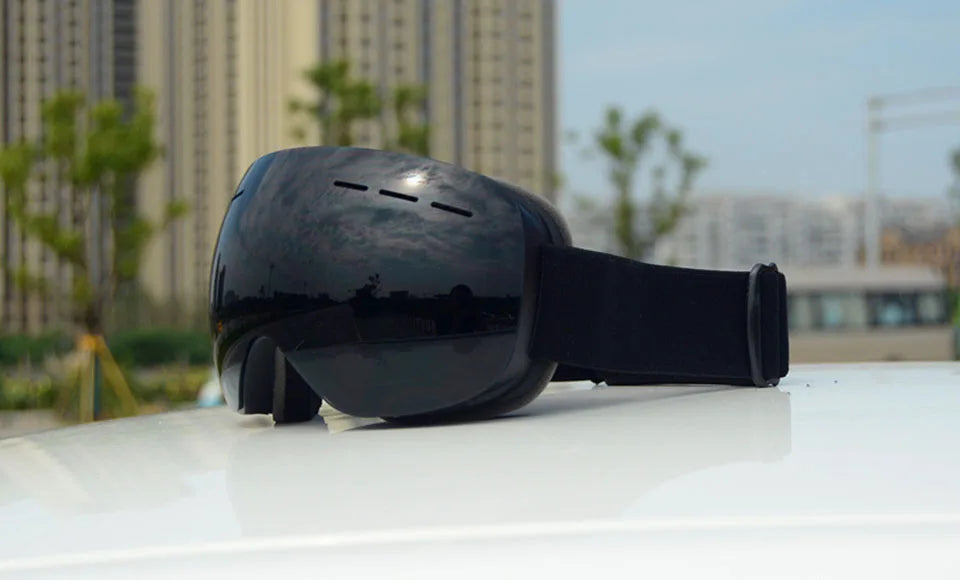 GOBYGO New Skiing Eyewear Cycling Sunglasses Men Women Ski Goggles UV400 Anti-fog Big Ski Mask Glasses Snow Snowboard Polarized