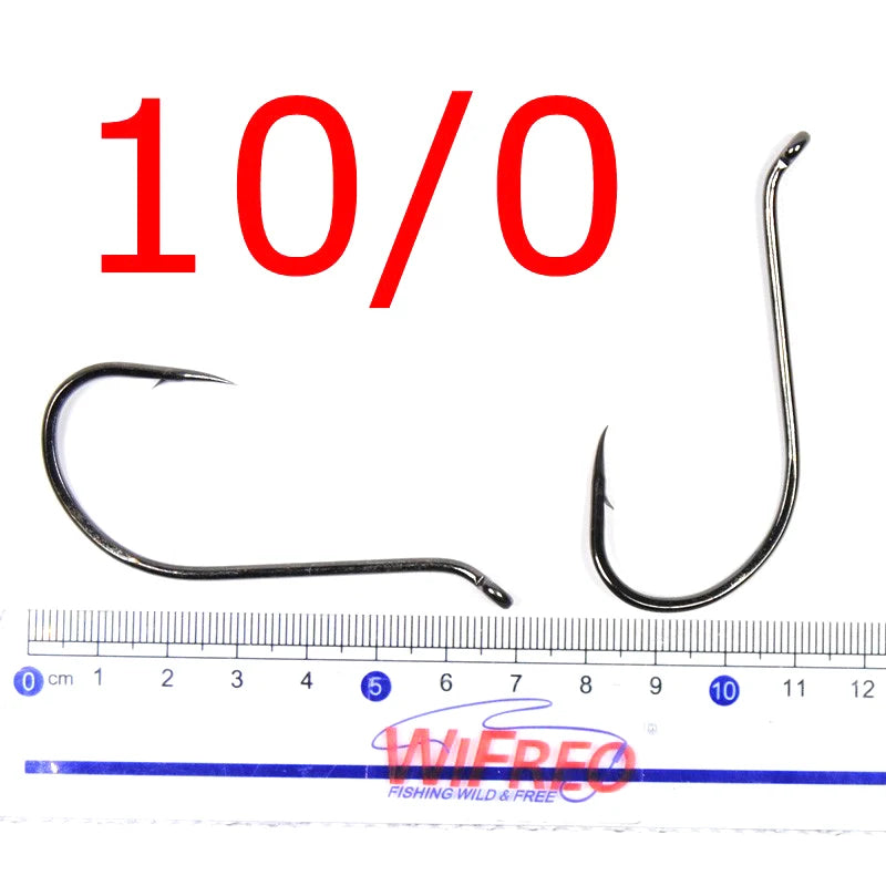 [100PCS/lot] Octopus Beak Hook Saltwater Fishing Hooks Fly Tying Hooks Tip Wholesale Wifreo Promotion Black Nickle