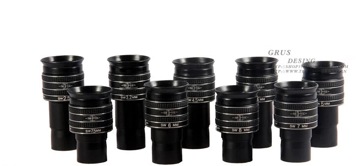 TMB-Astronomical Telescope SW 58 °, Planet Eyepiece, Wide Angle Focal, High Power, 2.5mm, 3.2mm, 4mm, 4.5mm, 6mm, 7mm, 7.