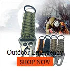Outdoor Survival Paracord Bracelet Buckle LED Laser Flashlight bracelet Emergency Multi Tool Braided Camping Rescue Rope