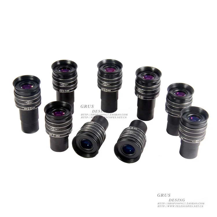 TMB-Astronomical Telescope SW 58 °, Planet Eyepiece, Wide Angle Focal, High Power, 2.5mm, 3.2mm, 4mm, 4.5mm, 6mm, 7mm, 7.