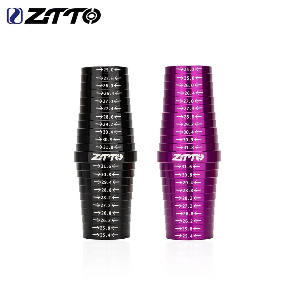 ZTTO Bicycle Seat Post Measurer Bike Frame Tube Diameter Tool Accurate 25.4 27.2 28.6 30.9 31.6 31.8 Durable Aluminum alloy