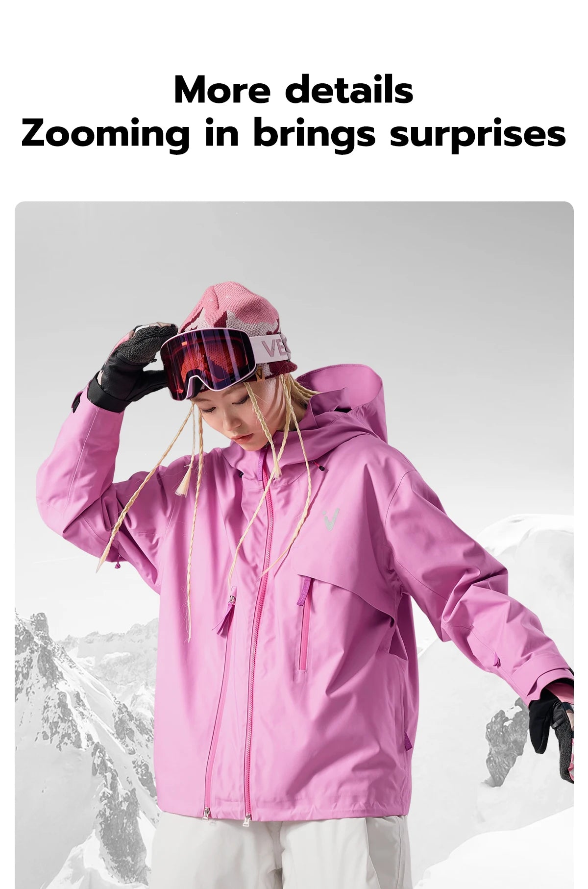VECTOR Men Women 3L Cotton Ski Jacket Ski Pants Winter Warm Windproof Waterproof Outdoor Sports Snowboard Ski Coat Trousers
