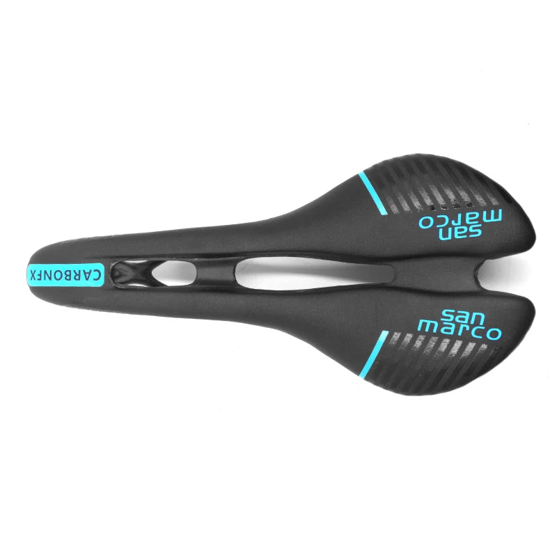 San Marco Aspider Carbon Fiber Saddle for City Cycling And Mountain Bike Racing Seat with Carbon Rails Unisex