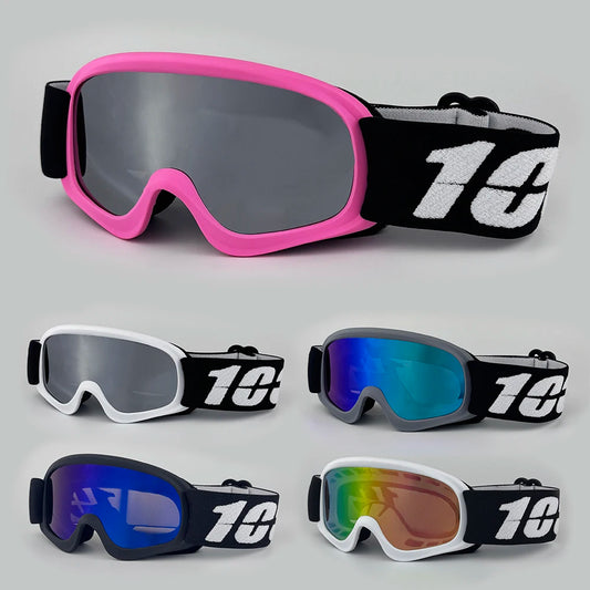 Kids Ski Goggles Anti Fog Double Layer Impact Resistance Skiing Mask HD Snowboard Eyewear UV400 Children Snow Goggles