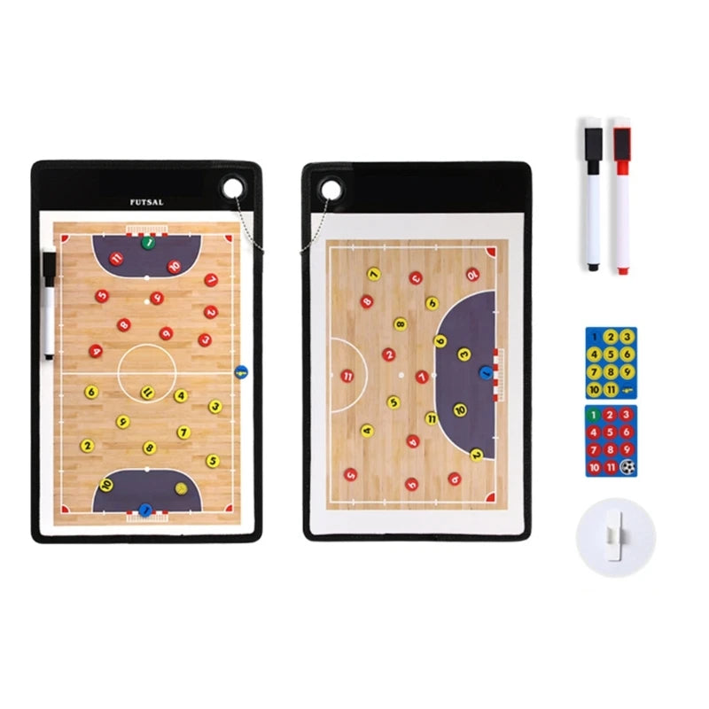 Basketball Coaching Clipboard with Dry Erases Marker and Magnets, Basketball Dry Erases Board for Coaches Football Sport