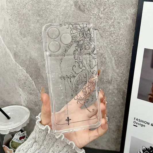 The Phone for  iPhone17Air 16 15 14 13 12 11 Pro Max X XS XR XSMAX 7 8 6 6S PlusWinged Goddess