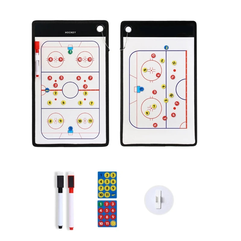 Basketball Coaching Clipboard with Dry Erases Marker and Magnets, Basketball Dry Erases Board for Coaches Football Sport