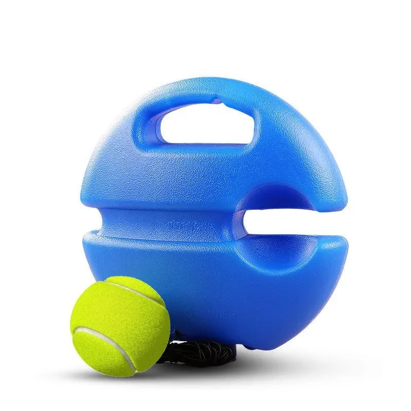 Portable Solo Tennis Trainer Rebound Tennis Ball with String Rope Self Tennis Practice Training Tool for Adults Kids Beginners