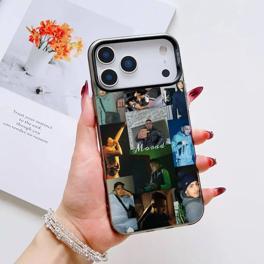 M-Morad MDLR Morad04 Phone Case For iPhone 12 13 14 15 16 17Pro Max Plus Protect Plating Phone Cover