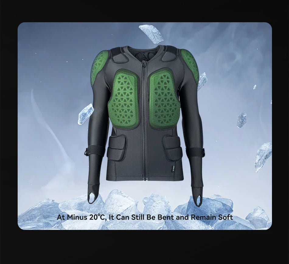 COPOZZ ESA Anti-Collision Back Chest Impact Protection Motorcycle Inner Jacket Clothes Full Body Ski Armour Protector Pants