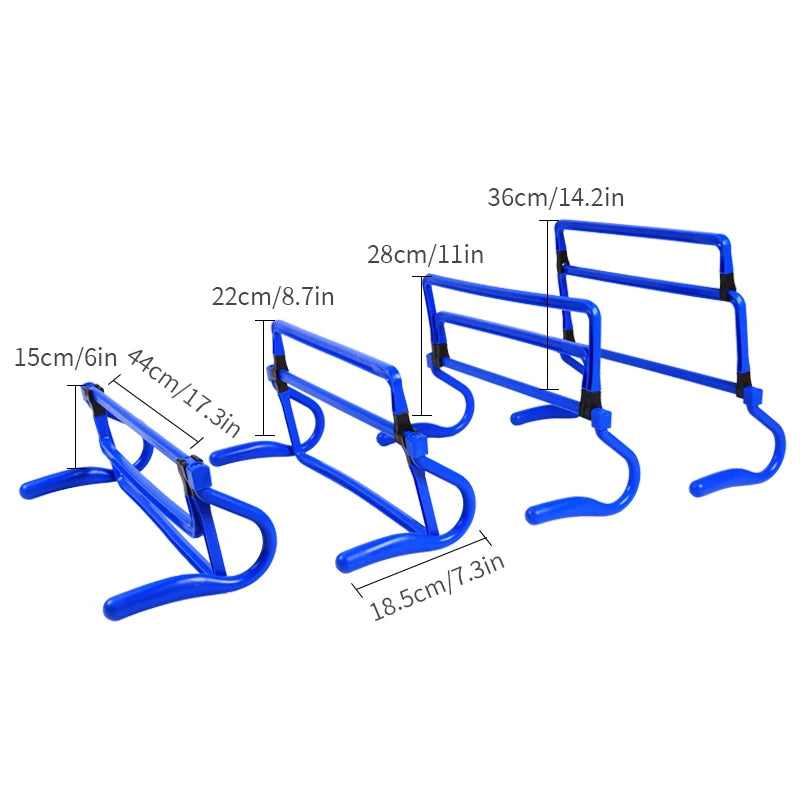 1 four-speed color adjustable hurdle multi-functional small hurdle football training equipment speed obstacle hurdle jump bar