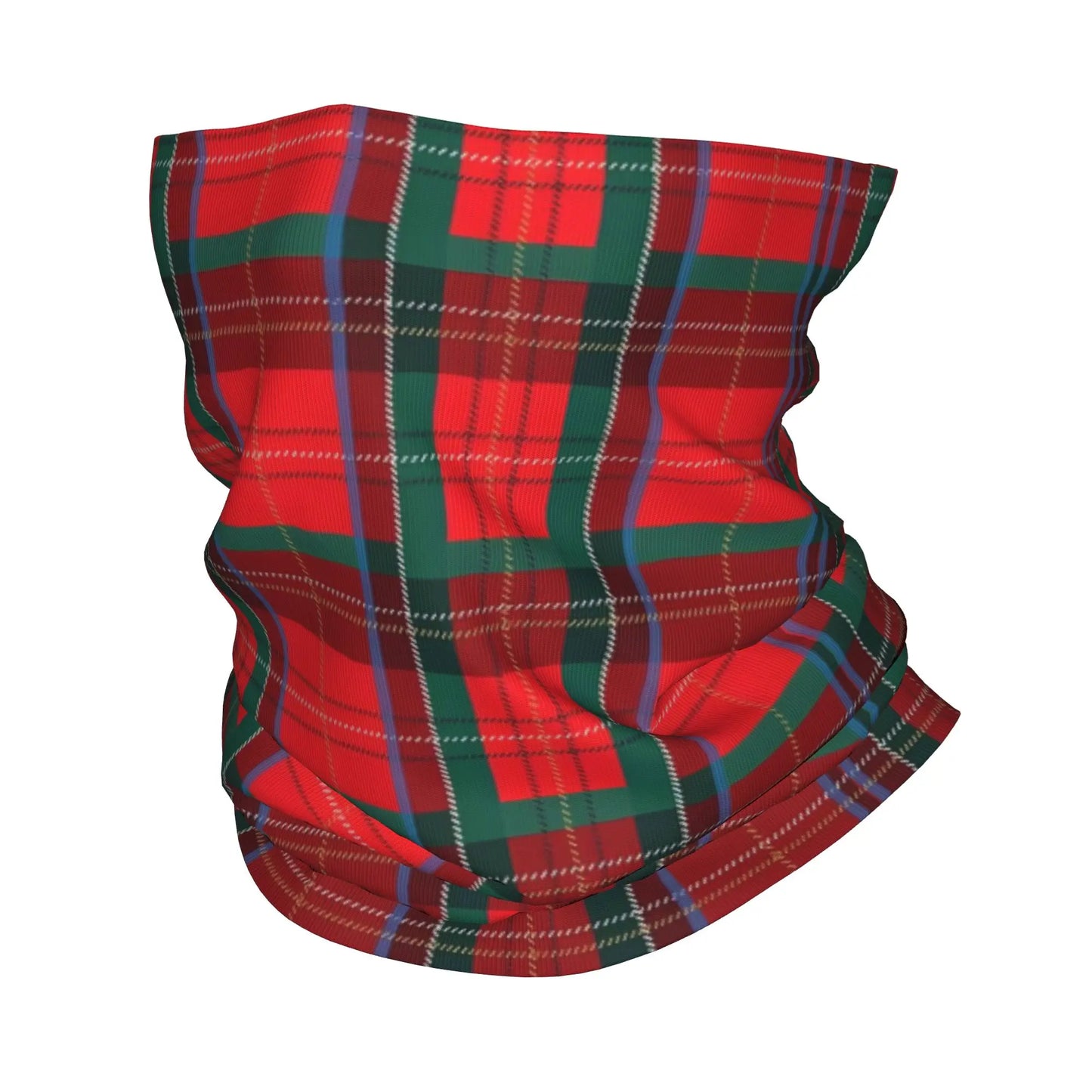 Custom Stewart Royal Scottish Tartan Bandana Neck Gaiter for Ski Camping Women Men Wrap Scarf Scotland Print Headband Warmer