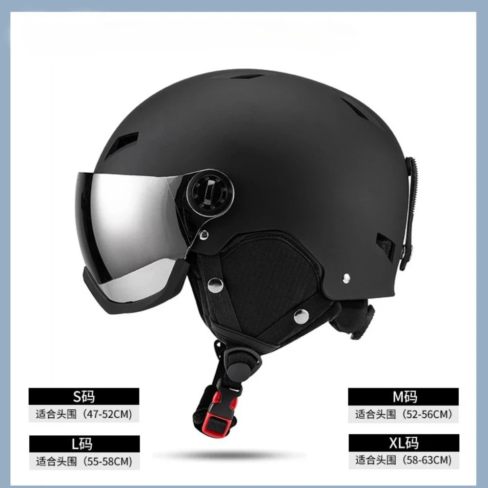 LUMDEER Winter Ski Helmet One-piece Adult Universal Snow Helmet Skating Ski girl Men's Snowboard Outdoor Sports Helmets 2026
