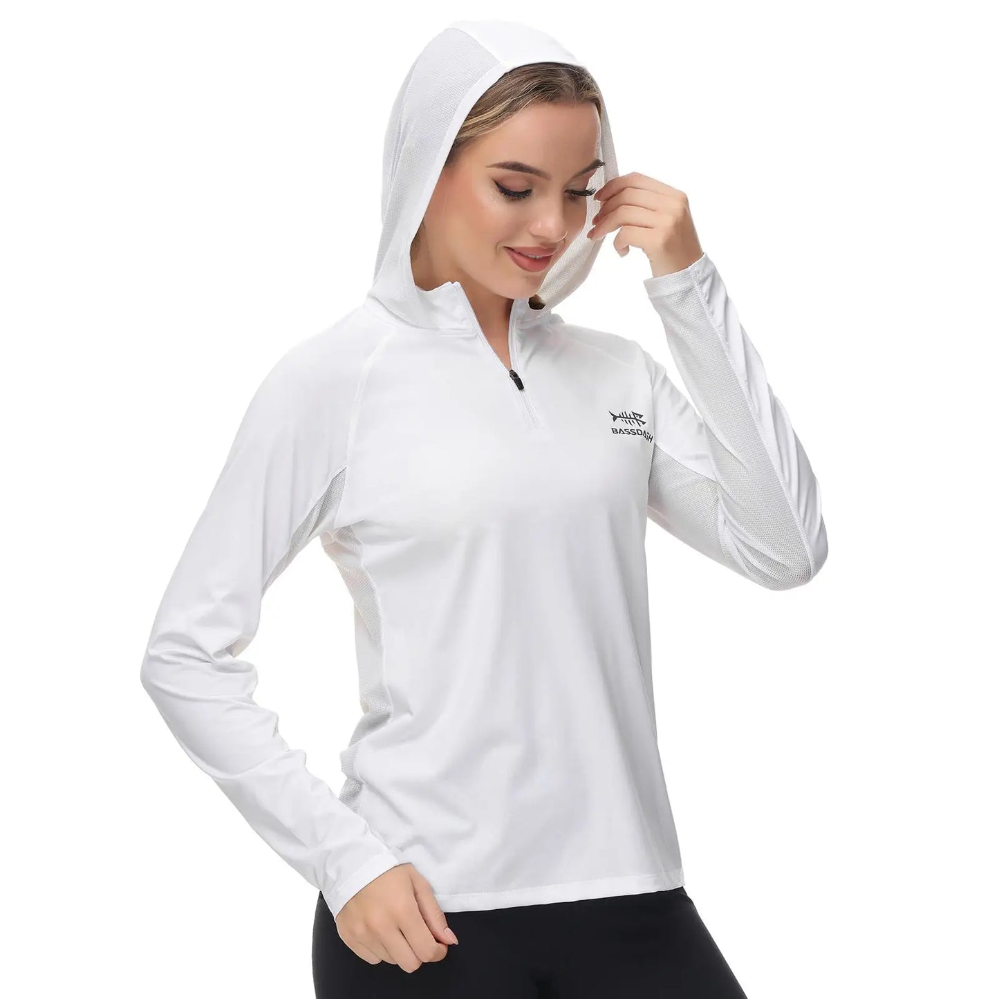 Bassdash Women’s UPF 50+ Performance Hoodie Long Sleeve UV Fishing Hiking Shirt