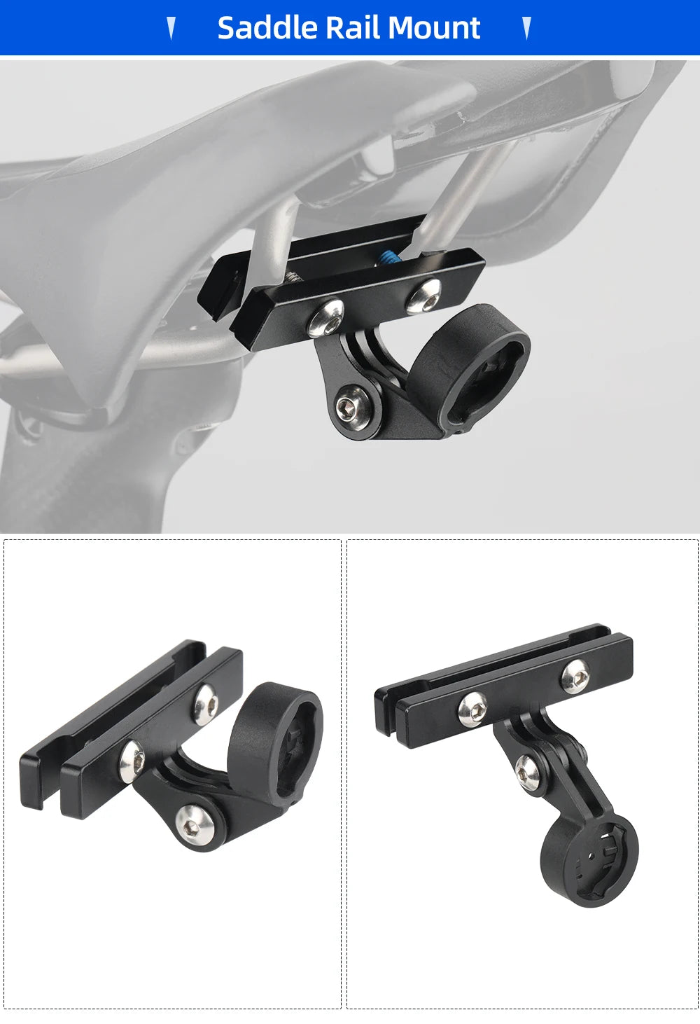 Bicycle Saddle Rail Rear Light Bracket Seatpost Mount Stand For Magicshine RN120 SEEMEE60 100 180 200 300 Lamp Extension Holder