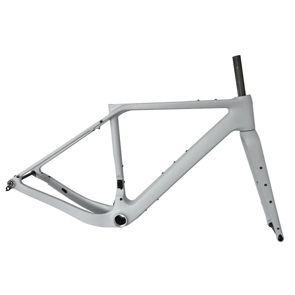 2024 G30U Carbon Gravel Bike Frame UDH Derailleur Hanger Treaded T47 Full Hidden Cable Gravel Frameset Carbon Road Frame Bicycle